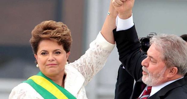 Dilma Rousseff e Lula da Silva sobre brasas no Brasil!