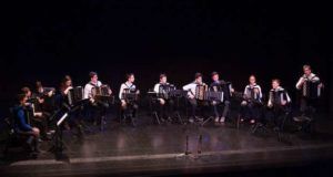 Ensemble de acordeãos na Fortaleza de Sagres