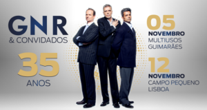 GNR gravam CD/DVD nos concertos de Guimarães e Lisboa