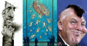 World Press Cartoon premiou o Iraniano Alireza Pakdel