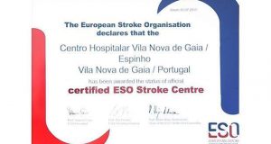 Unidade de AVC do Gaia/Espinho é Certified ESO Stroke Centre