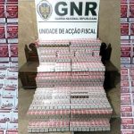 GNR apreende 60.000 cigarros sem estampilha fiscal