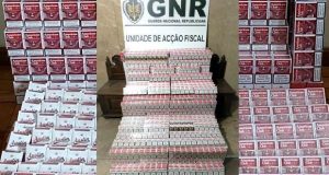 GNR apreende 60.000 cigarros sem estampilha fiscal