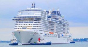 MSC Grandiosa retoma os cruzeiros programados