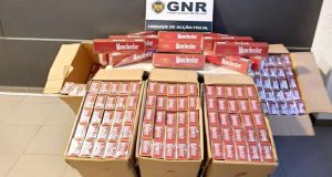 GNR apreende carrega de tabaco de contrabando