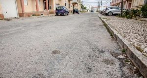 Repavimentação das ruas no Pinhal Novo - Sul