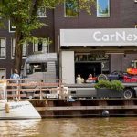 F1 Red Bull de Max Verstappen exibido em Amsterdão