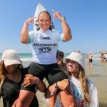 Yolanda Hopkins campeã em Newquay!