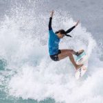 Surfista Teresa Bonvalot foi 3ª no Saquarema Pro