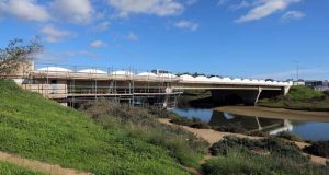 Obras na Ponte Sobre a Ribeira de Bensafrim