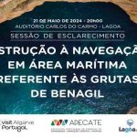 Sessão sobre a navegação nas grutas de Benagil