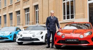 Edição limitada e especial A110 R70 nos 70 anos da Alpine