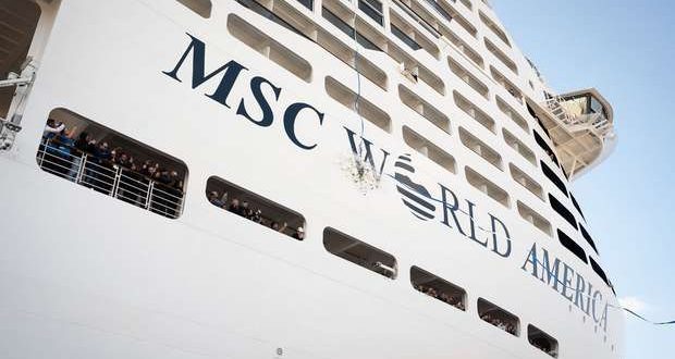 O novo MSC World América vai ser batizado em Miami