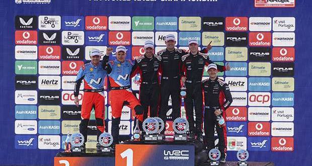 Sebastien Ogier somou a 7ª vitória no Rally de Portugal 2025