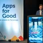 Alexandre Homem Cristo na entrega de prémios aos vencedores do Apps for Good